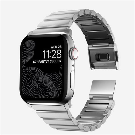 best stainless steel apple watch band|apple watch metal band women.